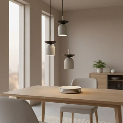 Emibig Lighting Taklampa EGO 3 PREM BL GRÃ…
