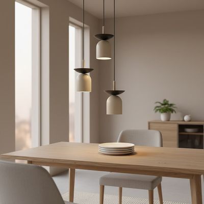 Emibig Lighting Taklampa EGO 3 PREM BL MOKKA