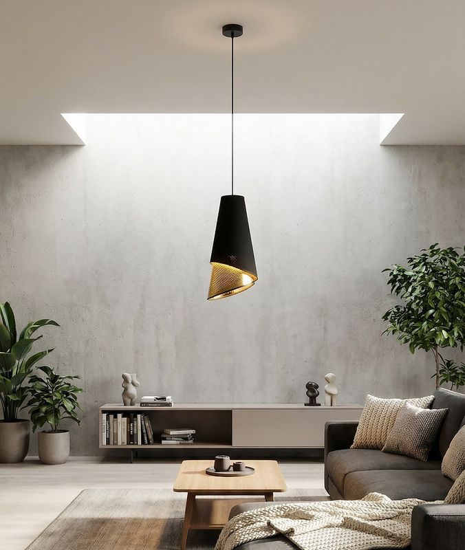 Emibig Lighting Taklampa MODA 1 BL GULD