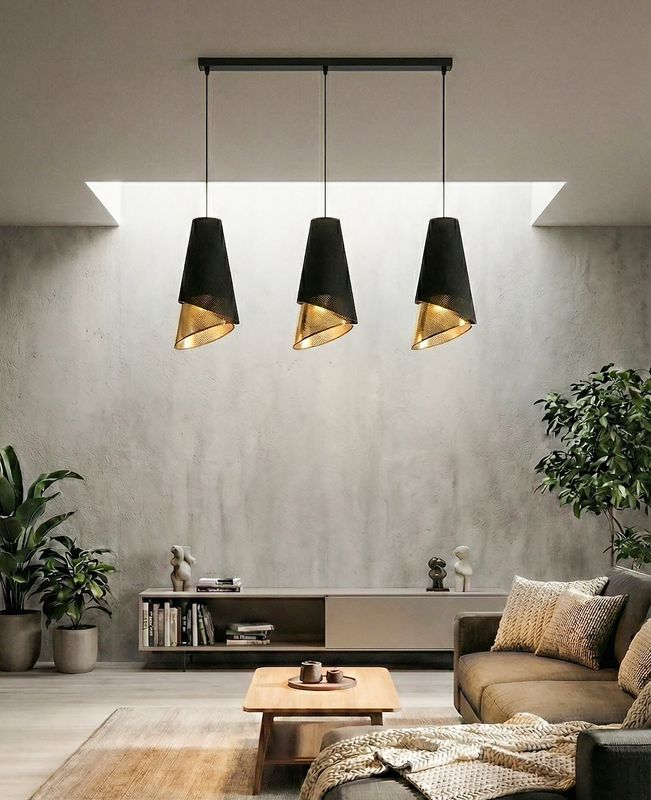 Emibig Lighting Taklampa MODA 3 BL GULD