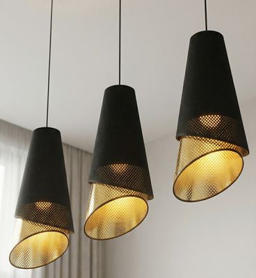Emibig Lighting Taklampa MODA 3 BL GULD