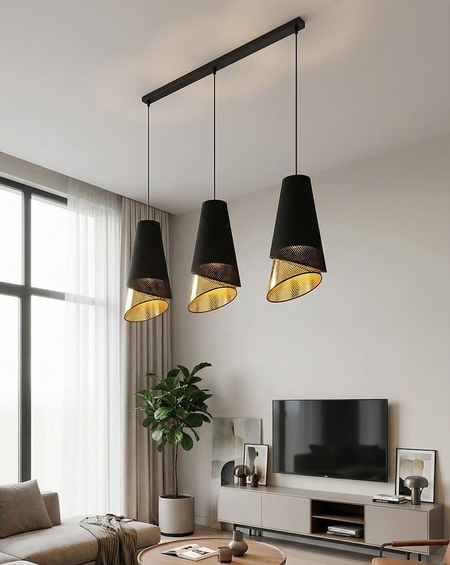 Emibig Lighting Taklampa MODA 3 BL GULD