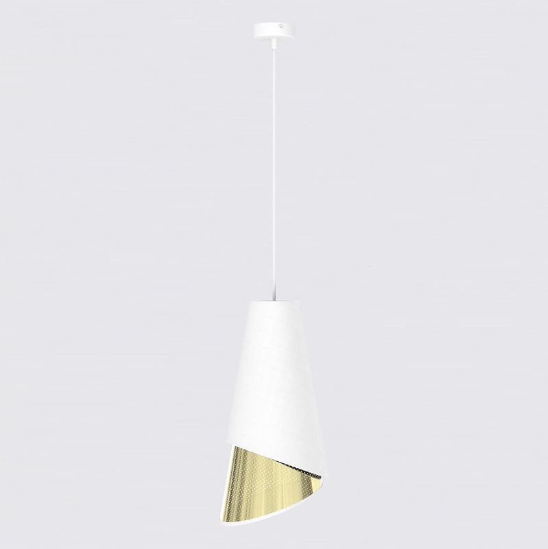 Emibig Lighting Taklampa MODA 1 VIT GULD