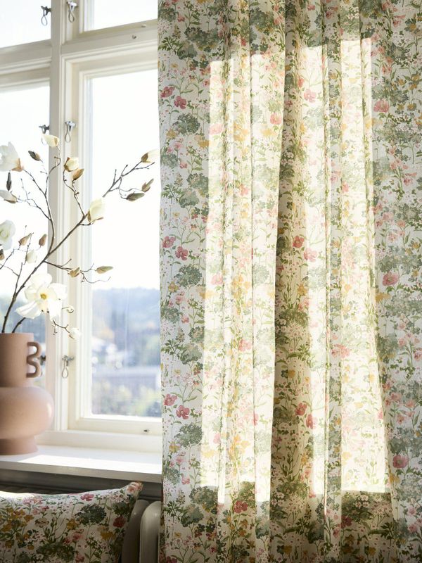 Svanefors Äng Gardin 2P Multi 2x135x280 cm