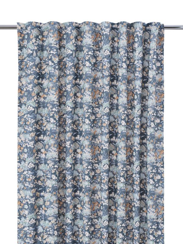 Svanefors Äng Gardin 2P Blå 2x135x280 cm