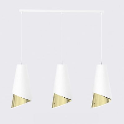 Emibig Lighting Taklampa MODA 3 VIT GULD