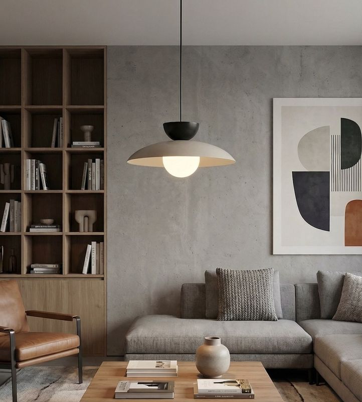 Emibig Lighting Taklampa MULAN 1 MOKKA BL