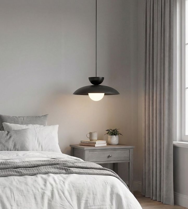 Emibig Lighting Taklampa MULAN 1 SVART