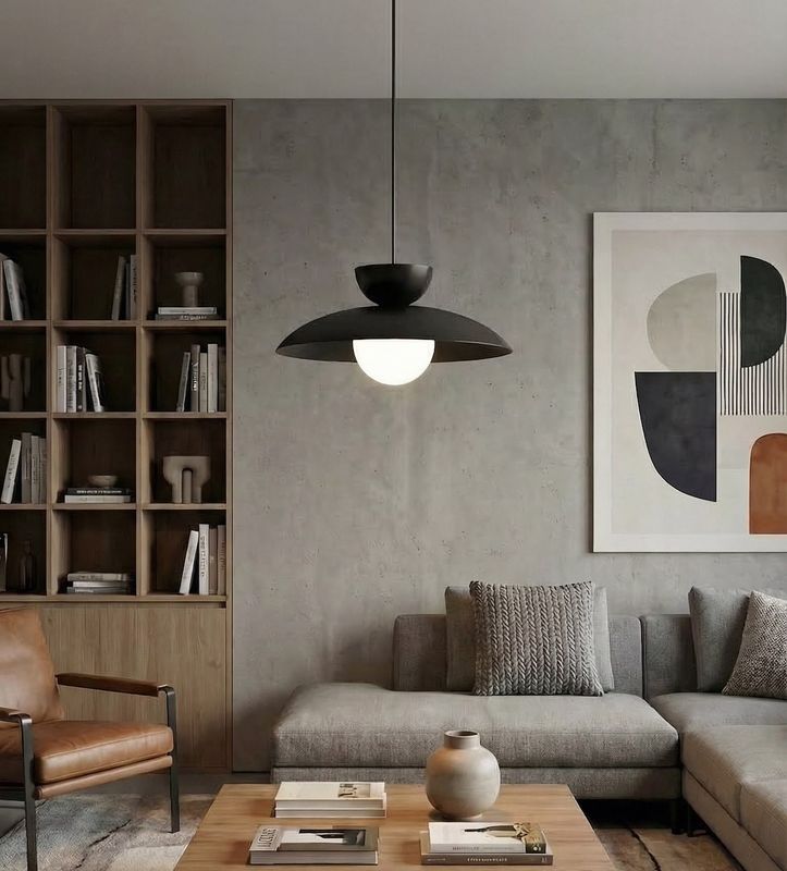 Emibig Lighting Taklampa MULAN 1 SVART