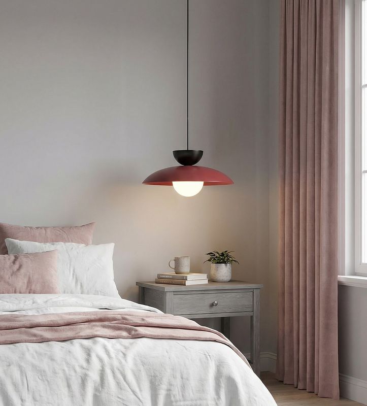 Emibig Lighting Taklampa MULAN 1 VINRÃ–D BL