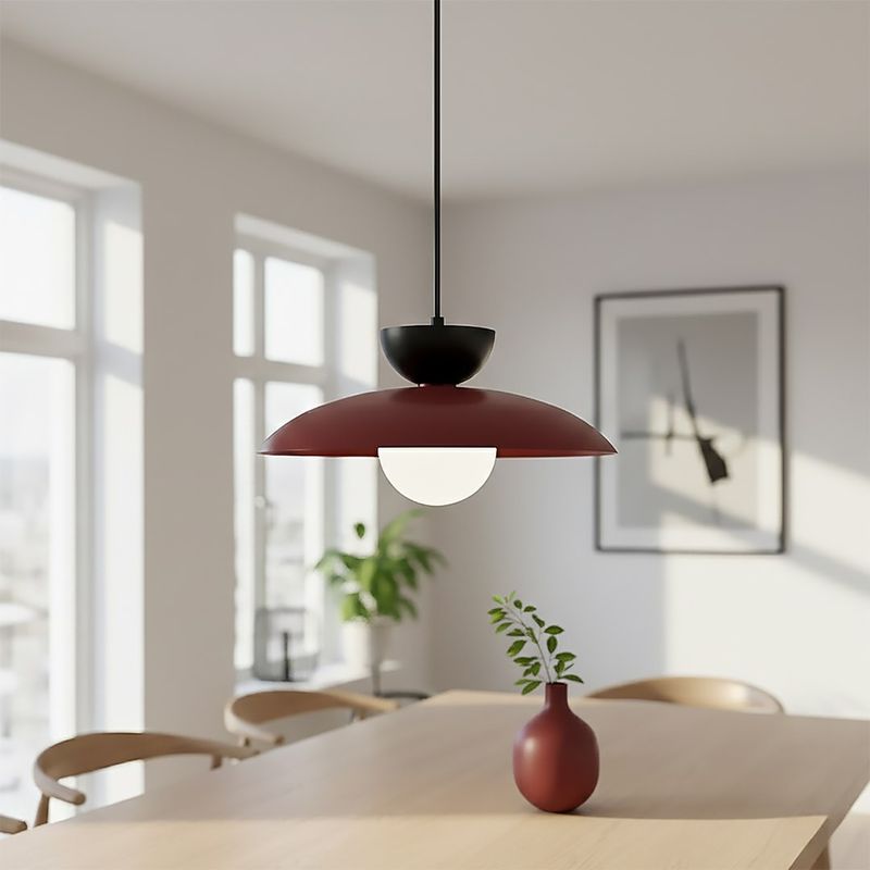 Emibig Lighting Taklampa MULAN 1 VINRÃ–D BL