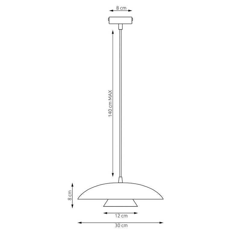 Emibig Lighting Taklampa BABEL 1 VIT BL