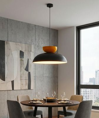 Emibig Lighting Taklampa MEGA 1 SVART ELLER