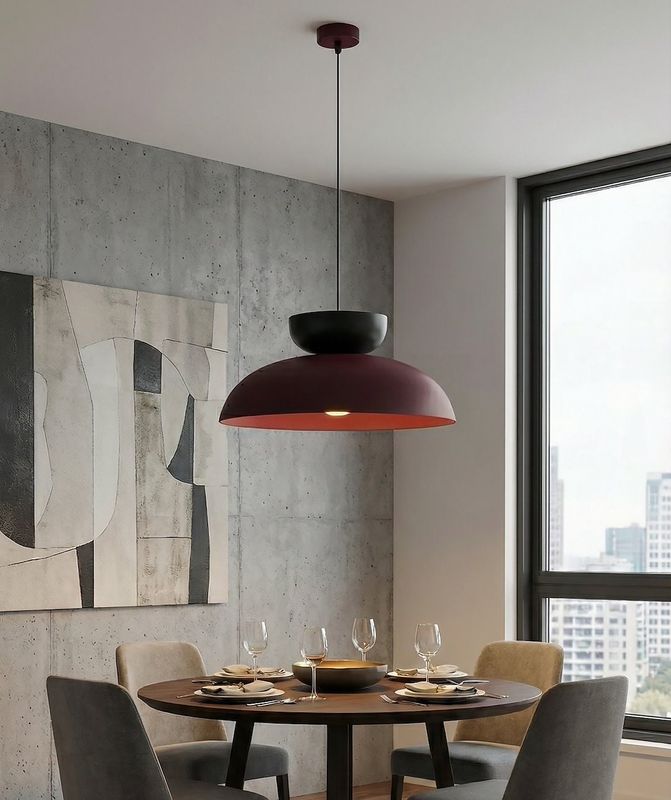 Emibig Lighting Taklampa MEGA 1 VINRÃ–D BL