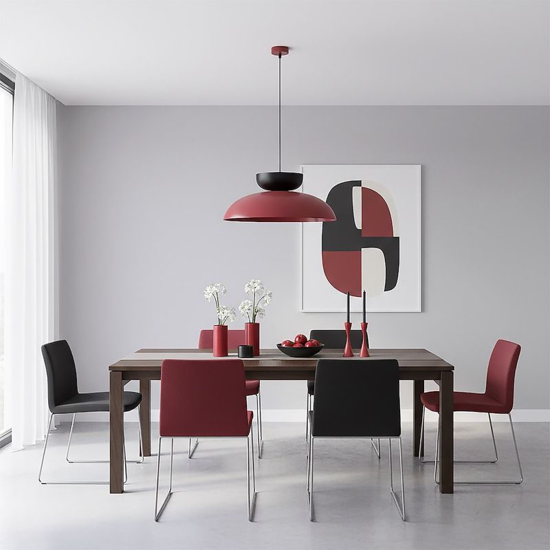 Emibig Lighting Taklampa MEGA 1 VINRÃ–D BL