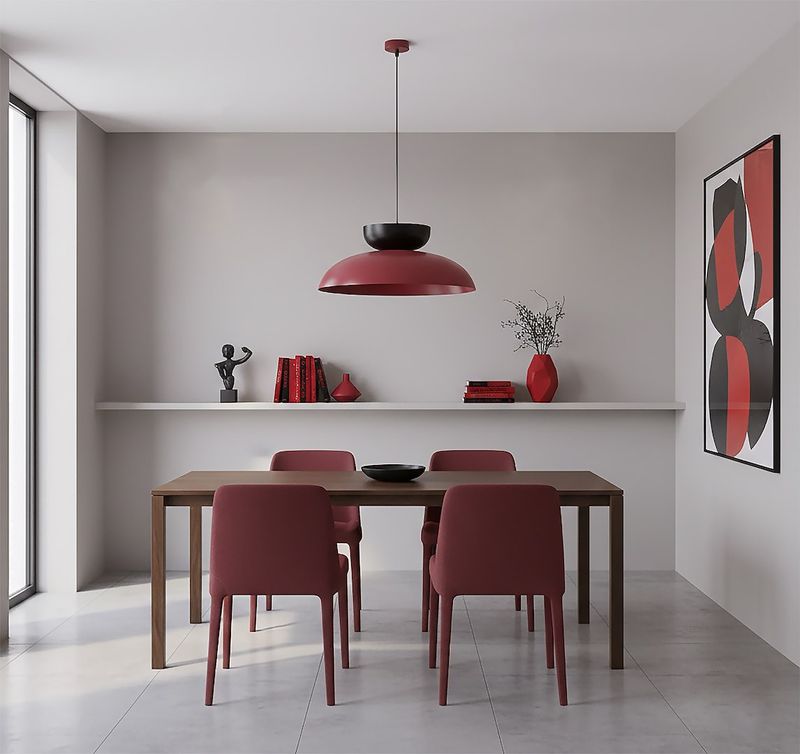 Emibig Lighting Taklampa MEGA 1 VINRÃ–D BL