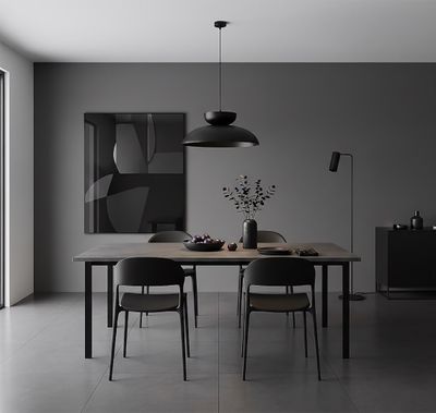Emibig Lighting Taklampa MEGA 1 SVART