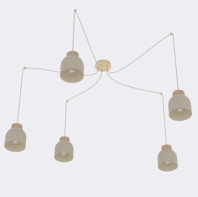 Emibig Lighting Taklampa KRU 5 MOKKA