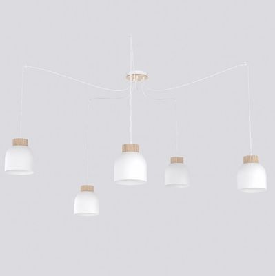 Emibig Lighting Taklampa KRU 5 VIT