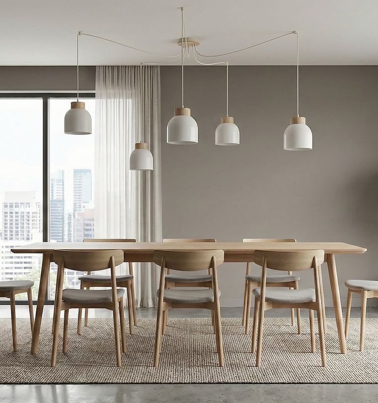 Emibig Lighting Taklampa KRU 5 VIT