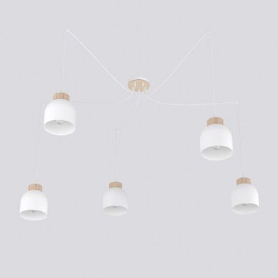 Emibig Lighting Taklampa KRU 5 VIT