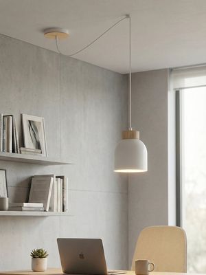 Emibig Lighting Taklampa KRU 1 VIT
