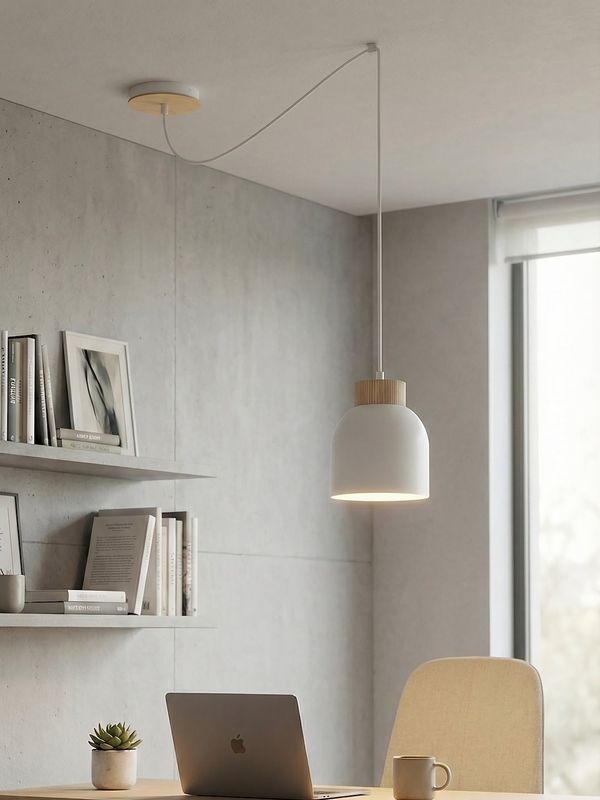 Emibig Lighting Taklampa KRU 1 VIT