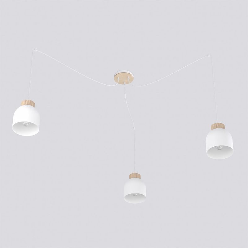 Emibig Lighting Taklampa KRU 3 VIT
