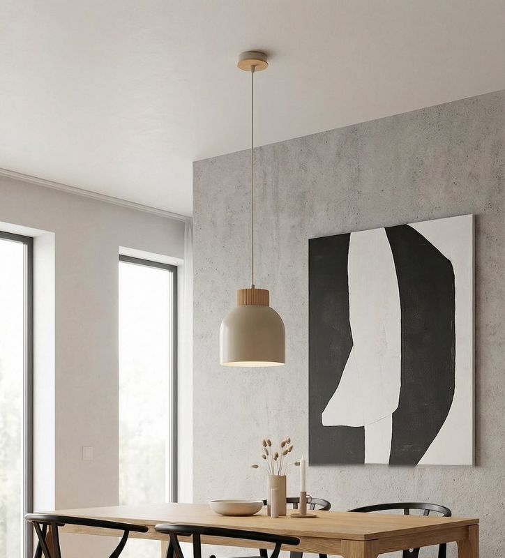 Emibig Lighting Taklampa VIGO 1 MOKKA
