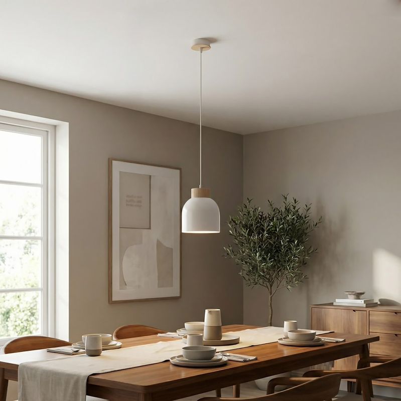 Emibig Lighting Taklampa VIGO 1 VIT