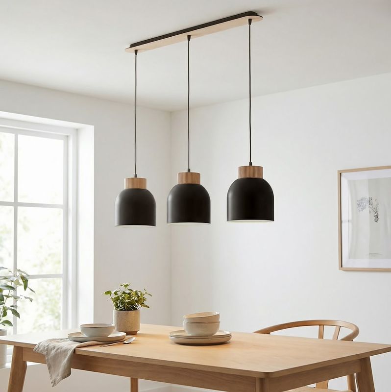 Emibig Lighting Taklampa VIGO 3 SVART