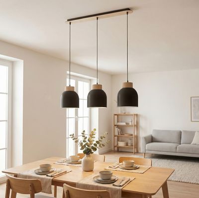 Emibig Lighting Taklampa VIGO 3 SVART