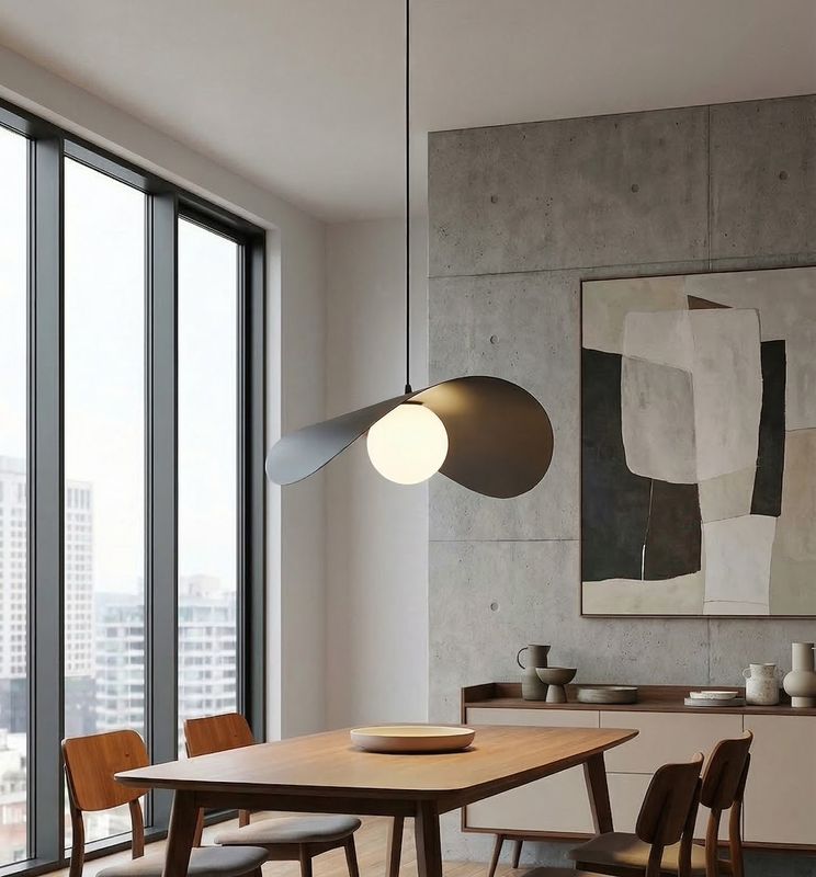 Emibig Lighting Taklampa RITUAL 1L SVART