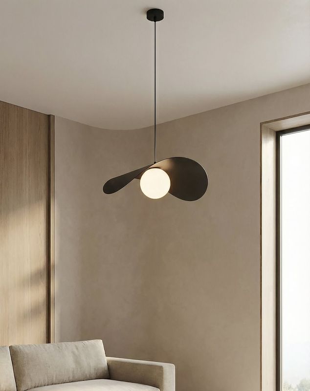 Emibig Lighting Taklampa RITUAL 1L SVART