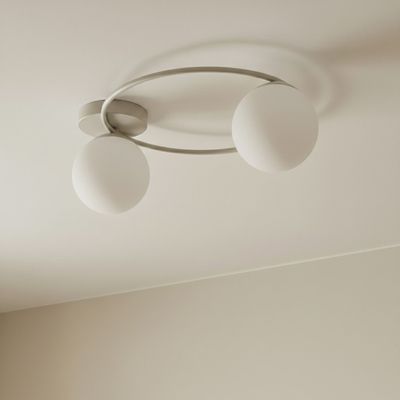 Emibig Lighting Taklampa SOPRA 2 MOKKA OPAL