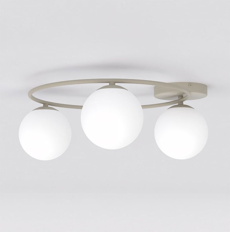 Emibig Lighting Taklampa SOPRA 3 MOKKA OPAL