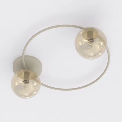 Emibig Lighting Taklampa SOPRA 2 MOKKA AMBER
