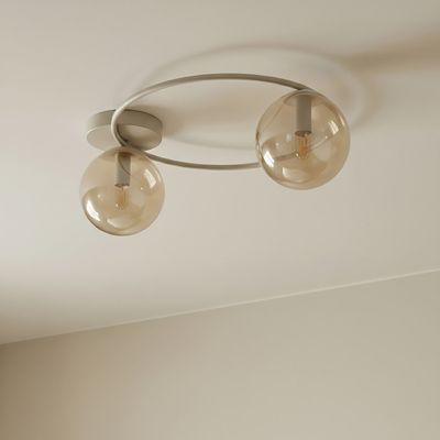 Emibig Lighting Taklampa SOPRA 2 MOKKA AMBER