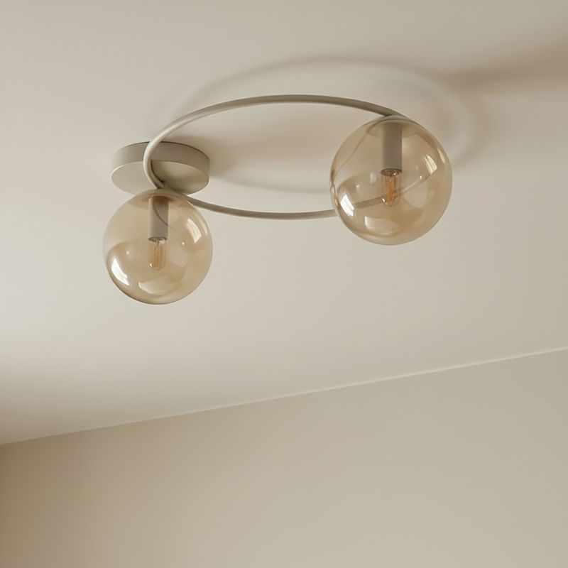 Emibig Lighting Taklampa SOPRA 2 MOKKA AMBER