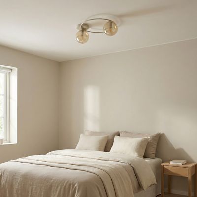 Emibig Lighting Taklampa SOPRA 2 MOKKA AMBER