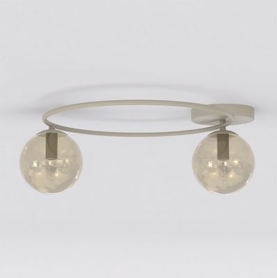 Emibig Lighting Taklampa SOPRA 2 MOKKA AMBER