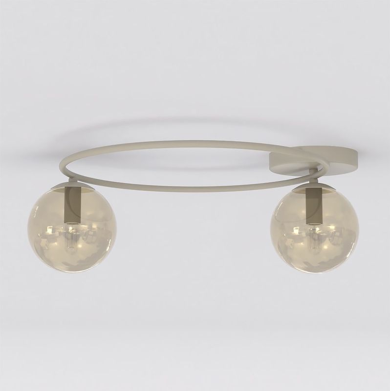 Emibig Lighting Taklampa SOPRA 2 MOKKA AMBER