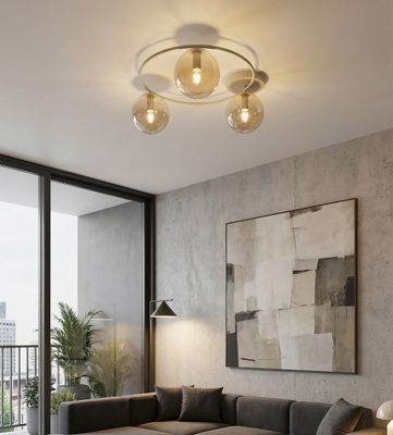 Emibig Lighting Taklampa SOPRA 3 MOKKA BÃ„RNSTEN
