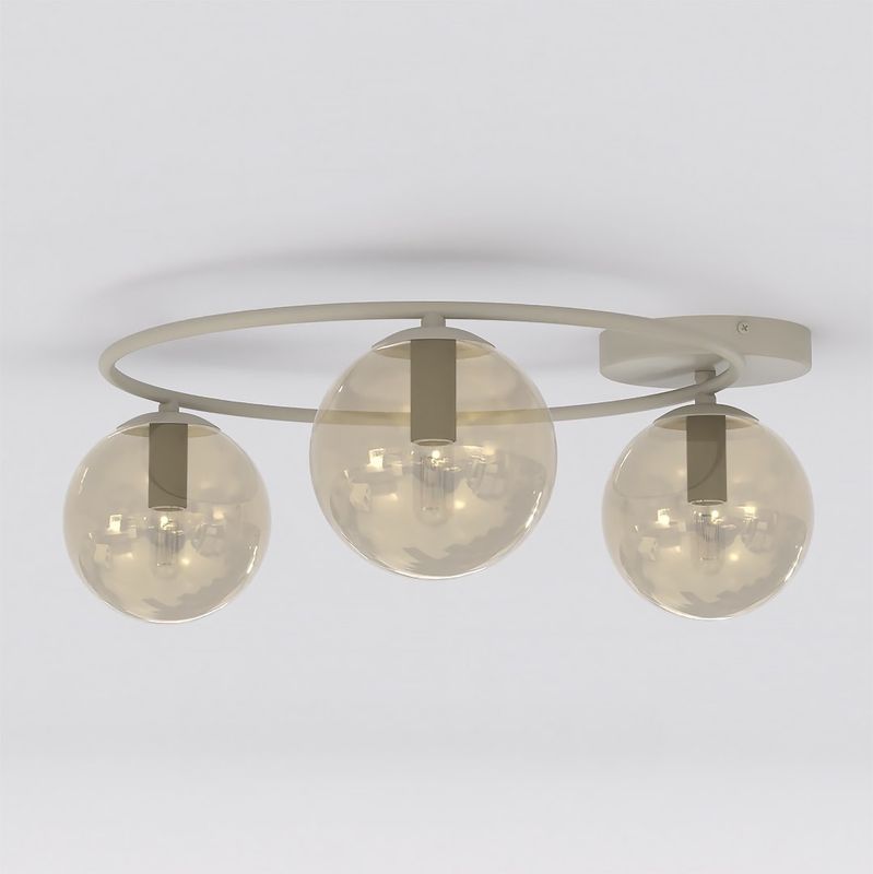 Emibig Lighting Taklampa SOPRA 3 MOKKA BÃ„RNSTEN