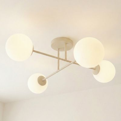 Emibig Lighting Taklampa ROMA 4 MOKKA OPAL