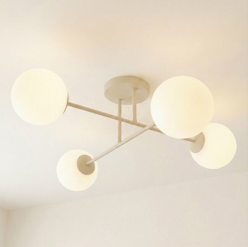 Emibig Lighting Taklampa ROMA 4 MOKKA OPAL