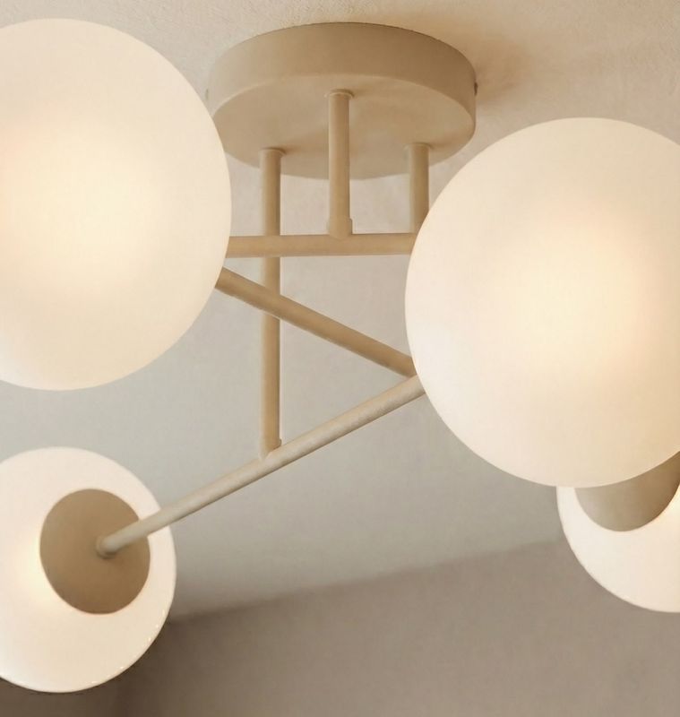 Emibig Lighting Taklampa ROMA 6 MOKKA OPAL
