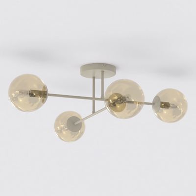 Emibig Lighting Taklampa ROMA 4 MOKKA AMBER