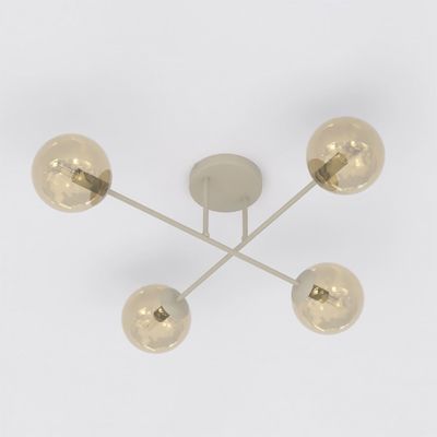 Emibig Lighting Taklampa ROMA 4 MOKKA AMBER