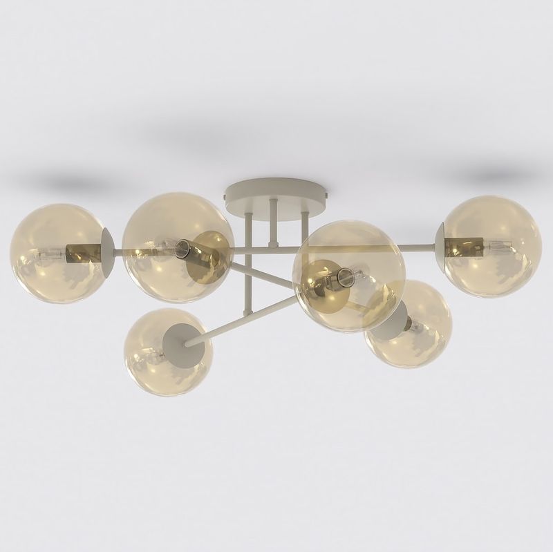 Emibig Lighting Taklampa ROMA 6 MOKKA AMBER